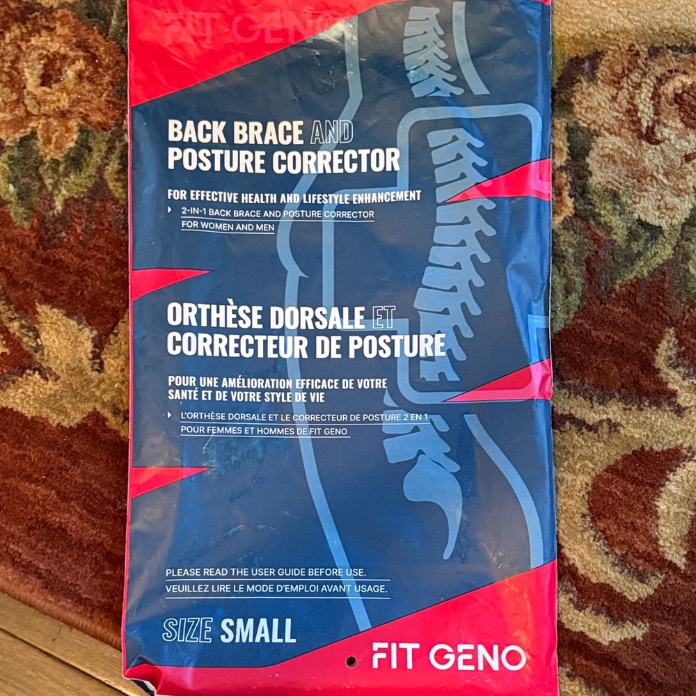 Blue Back Brace and Posture Corrector